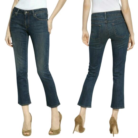 Vince Aurora Baby Bell Crop Jeans Size 28 Flare Cropped Denim Made in USA
